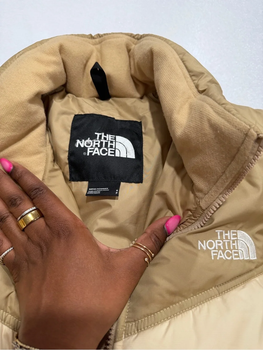 The North Face Beige & Tan Insulated Puffer Jacket